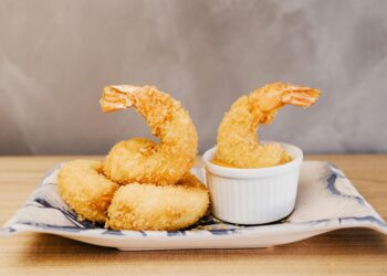 Camarones al limoncello