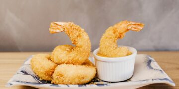 Camarones al limoncello